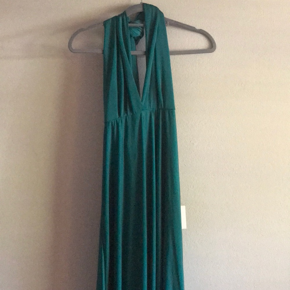 Emerald Long Wrap dress!